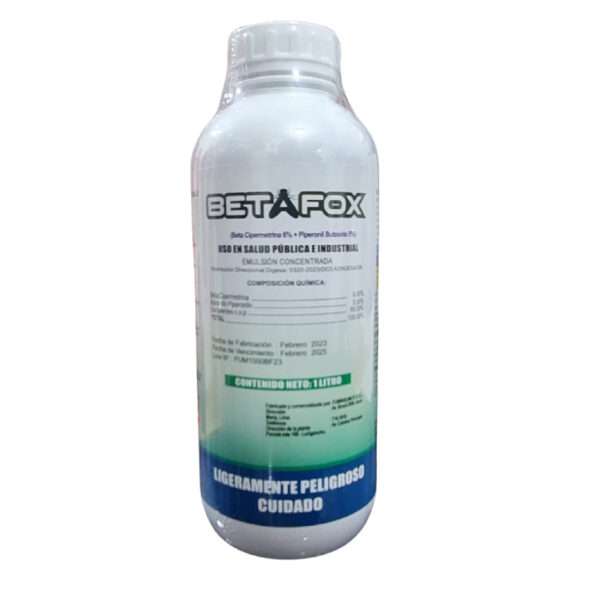 BETAFOX E.C X 1 LT – INSECTICIDA (Beta cipermetrina+Butoxido de piperonilo)